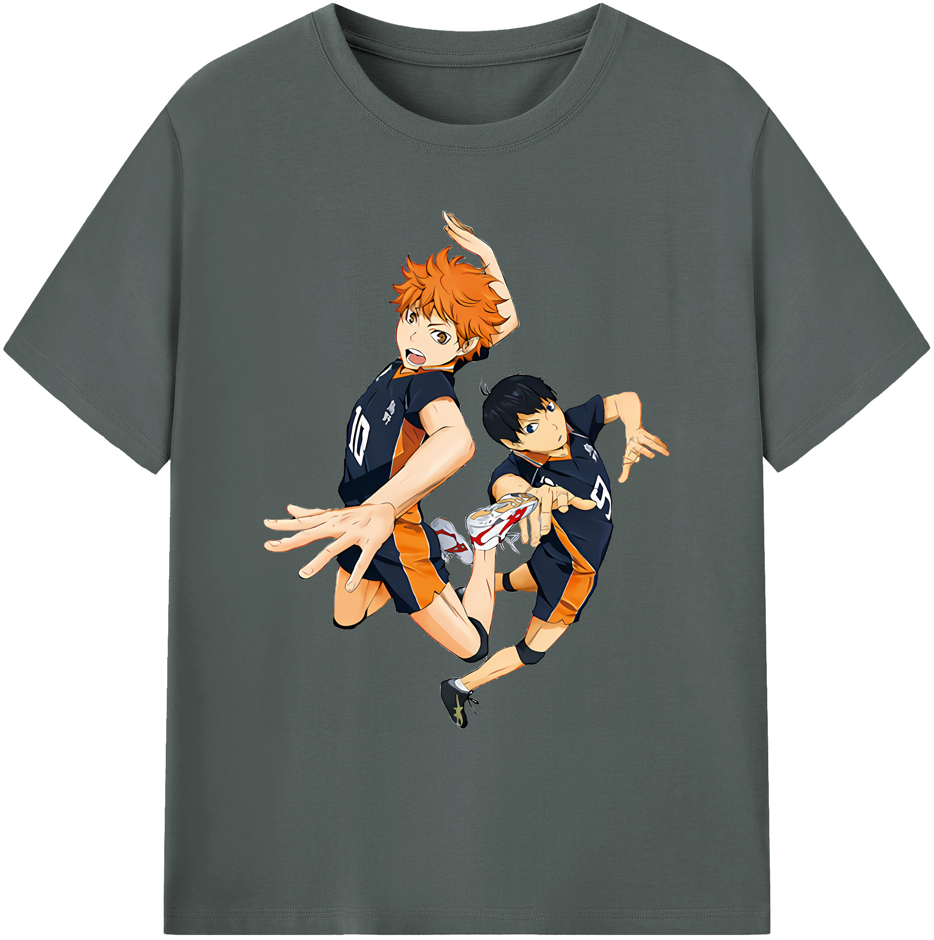 （画像用） ハイキュー!! Haikyu!! 綿100％ メンズ半袖Tシャツ｜肌触りやわらか＆通気性